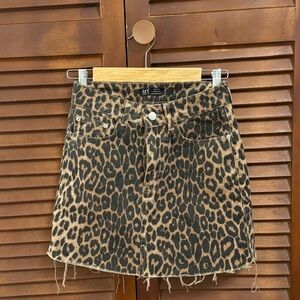 Zara Brown Tan Mini Pencil Skirt Night Out
